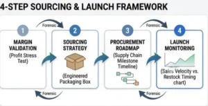 Margin Validation, Sourcing Strategy, Procurement Roadmap, Launch Monitoring